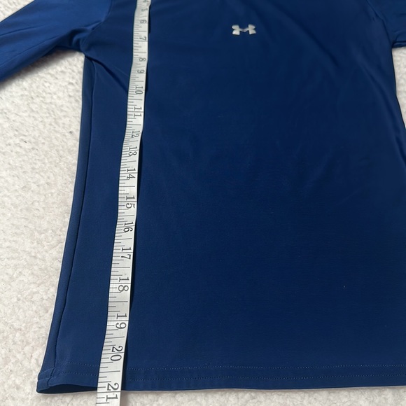 Under Armour Blue Compression Shirt V-Neck, EUC, Size Small - Picture 4 of 8